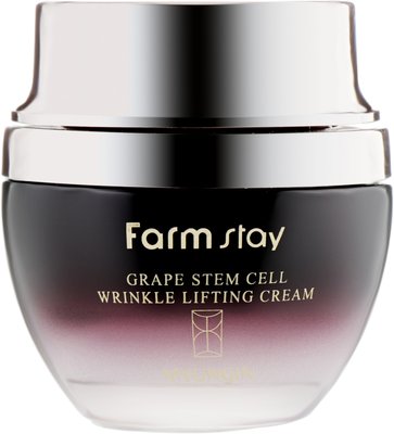 FarmStay Grape Stem Cell Wrinkle Lifting Cream Крем для обличчя, з фіто-стовбуровими клітинами, 50мл 262 фото