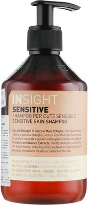 Insight Sensitive Skin Shampoo Шампунь для чутливої шкіри голови, 400мл 539 фото