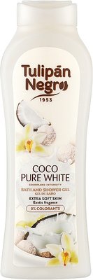 Tulipan Negro Coco Pure White Shower Gel Гель для душу "Ніжний кокос", 650мл 1429 фото