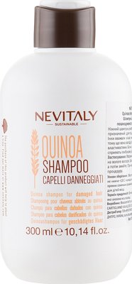 Nevitaly Quinoa Shampoo Делікатний шампунь з екстрактом органічного кіноа для пошкодженого волосся, 300мл 168 фото