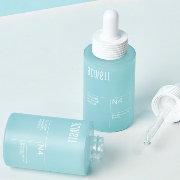 ACWELL Real Aqua Balancing Ampoule Освіжаюча зволожуюча сироватка, 35мл 2782 фото