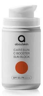 Aboutskin CareSun C Booster Sun Block Антиоксидантний сонцезахисний крем з вітаміном С, 30мл 2455 фото