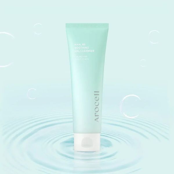 Arocell Hyal B5 Soothing Gel Cleanser Заспокійливий гель для вмивання з пантенолом та гіалуроновою кислотою, 120мл 2831 фото