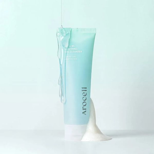 Arocell Hyal B5 Soothing Gel Cleanser Заспокійливий гель для вмивання з пантенолом та гіалуроновою кислотою, 120мл 2831 фото
