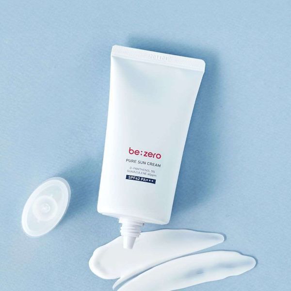 Derma Factory be:zero Pure Sun Cream Сонцезахисний крем для чутливої шкіри, 80мл 2108 фото