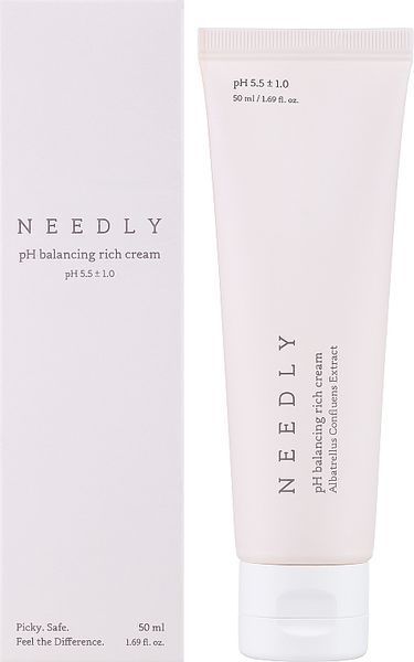 Needly pH Balancing Rich Cream Інтенсивний зволожуючий крем з екстрактом гриба Альбатрелус, 50мл 1566 фото
