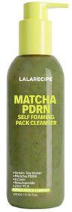 LALARECIPE Matcha PDRN Self-Foaming Pack Cleanser Пінка для вмивання з Matcha PDRN комплексом, 200мл 2987 фото