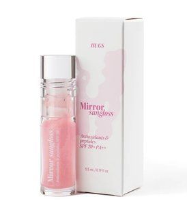 Hugs Mirror Sungloss Heated Cherry SPF 20+ PA++ Сонцезахисний блиск для губ, 5.5мл 2505 фото