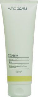 WhoCares Shampoo №1 Fundamental Repair Живильний шампунь для сухого та пошкодженого волосся, 200мл 1914 фото
