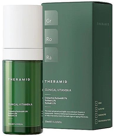 Theramid Clinical Vitamin A Сироватка з висококонцентрованим вітаміном А, 30мл 1665 фото