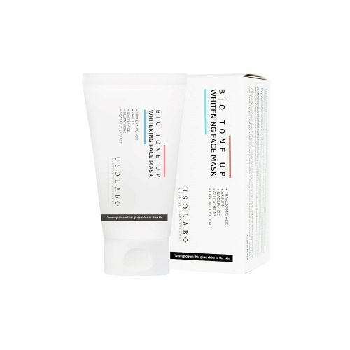 Usolab Bio Tone Up Whitening Face Mask Маска для освітлення шкіри та ефекту миттєвого сяяння, 50мл 2012 фото