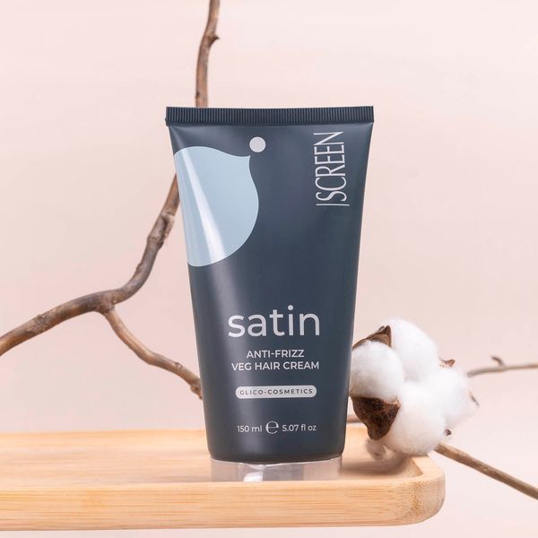 Screen Purest Satin Anti-Frizz Veg Hair Cream Дисциплінуючий крем проти пушистості волосся, 150мл 2837 фото