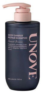 UNOVE Deep Damage Repair Shampoo Відновлювальний шампунь для пошкодженого волосся, 500мл 2649 фото