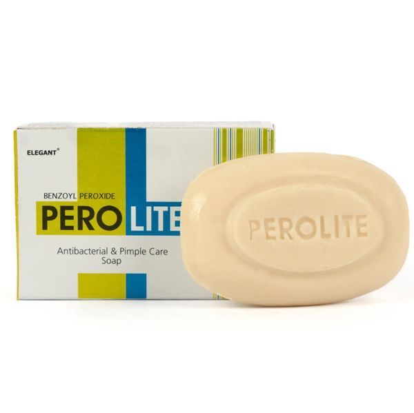 Perolite Benzoyl Peroxide Antibacterial & Pimple Care Soap Мило від акне з бензоїл пероксидом, 75г 1365 фото