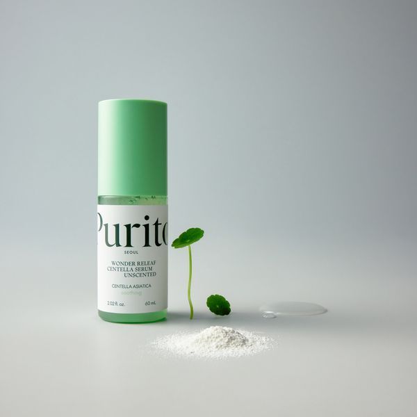 Purito Seoul Wonder Releaf Centella Serum Unscented Заспокійлива сироватка з центеллою без ефірних олій, 60мл 1867 фото