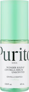 Purito Seoul Wonder Releaf Centella Serum Unscented Заспокійлива сироватка з центеллою без ефірних олій, 60мл 1867 фото