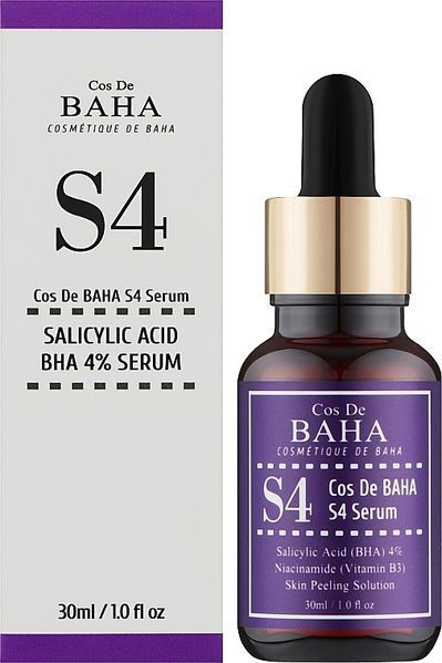 Cos De BAHA Salicylic Acid 4% Serum Сироватка для обличчя для проблемної шкіри обличчя з саліциловою кислотою, 30мл 951 фото