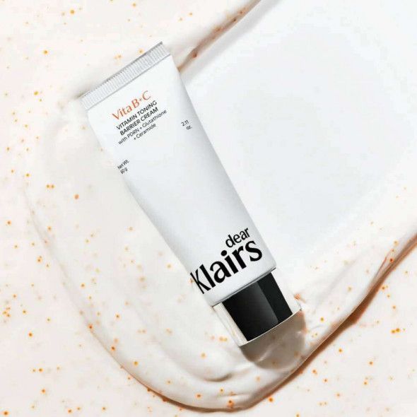 DEAR, KLAIRS Vita B+C Vitamin Toning Barrier Cream Вітамінний тонізуючий бар&rsquo;єрний крем, 60г 2727 фото