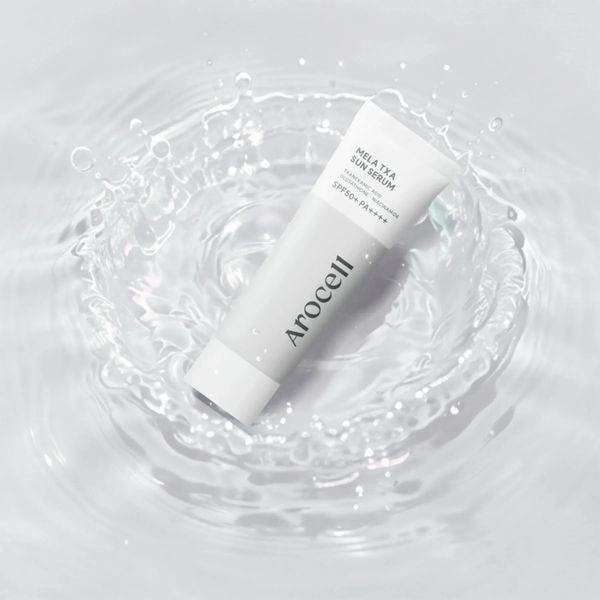 Arocell Mela TXA Sun Serum Сонцезахисна крем-сироватка з транексамовою кислотою та глутатіоном, 40мл 2823 фото