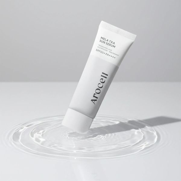 Arocell Mela TXA Sun Serum Сонцезахисна крем-сироватка з транексамовою кислотою та глутатіоном, 40мл 2823 фото