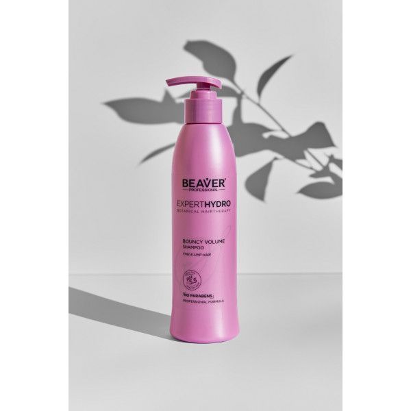 Beaver Professional Expert Hydro Bouncy Volume Shampoo Шампунь для об'єму тонкого і м'якого волосся, 318мл 2493 фото
