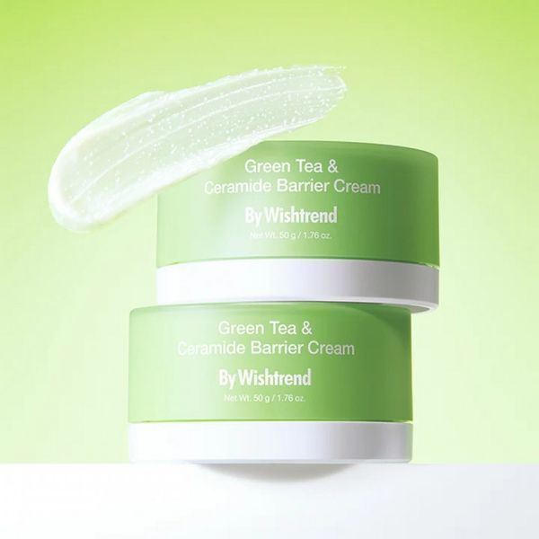 By WISHTREND Green Tea Ceramide Barrier Cream Захисний крем з зеленим чаєм та керамідами, 50г 2446 фото