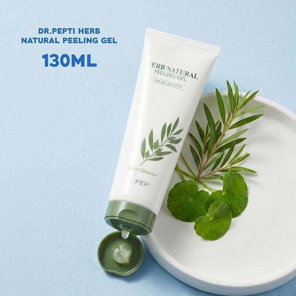 DR.PEPTI Herb Natural Peeling Gel Рослинний пілінг-гель для делікатного оновлення шкіри, 130мл 3028 фото