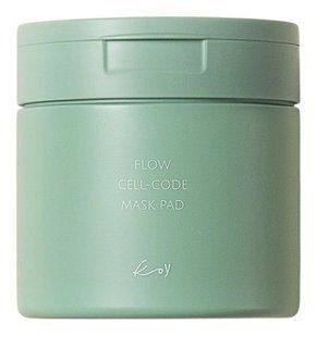 Koy Flow Cell-Code Mask Pad Тонер-педи для обличчя з гіалуроновою кислотою та бетаїном, 50шт 2842 фото