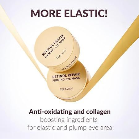 Terrazen Retinol Repair Firming Eye Mask Патчі під очі з ретинолом, 60шт 2557 фото