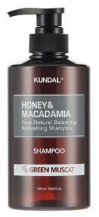 Kundal Honey & Macadamia Nature Shampoo Green Muscat Шампунь відновлювальний "Зелений виноград", 500мл 2382 фото