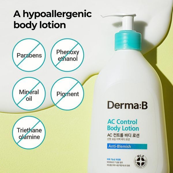 Derma:B AC Control Body Lotion Лосьйон для тіла проти акне, 400мл 2020 фото