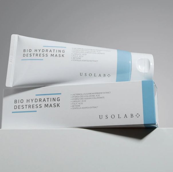 Usolab Bio Hydrating Destress Mask Відновлююча, зволожуюча та протинабрякова, 100мл 2268 фото