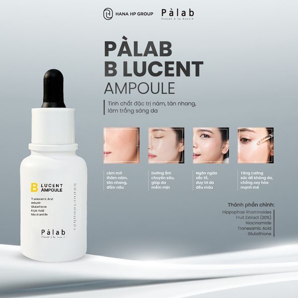 PALAB B LUCENT AMPOULE Сироватка для обличчя з транексамовою та койєвою кислотами, 30мл 2942 фото
