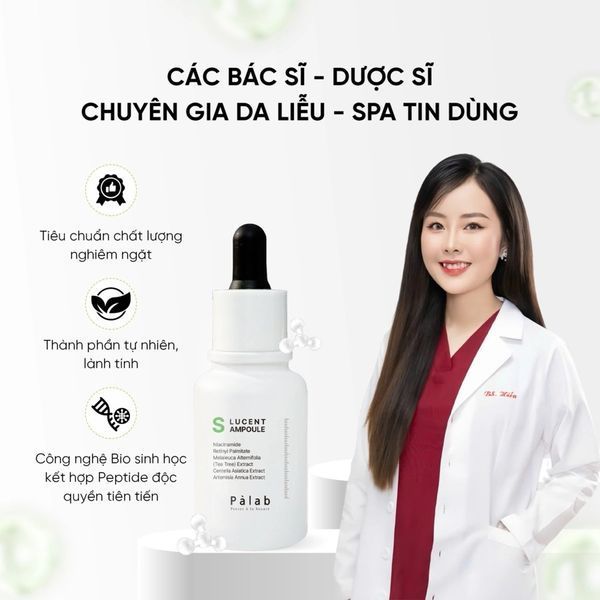 PALAB S LUCENT AMPOULE Сироватка для обличчя з екстрактом чайного дерева та ніацинамідом, 30мл 2943 фото