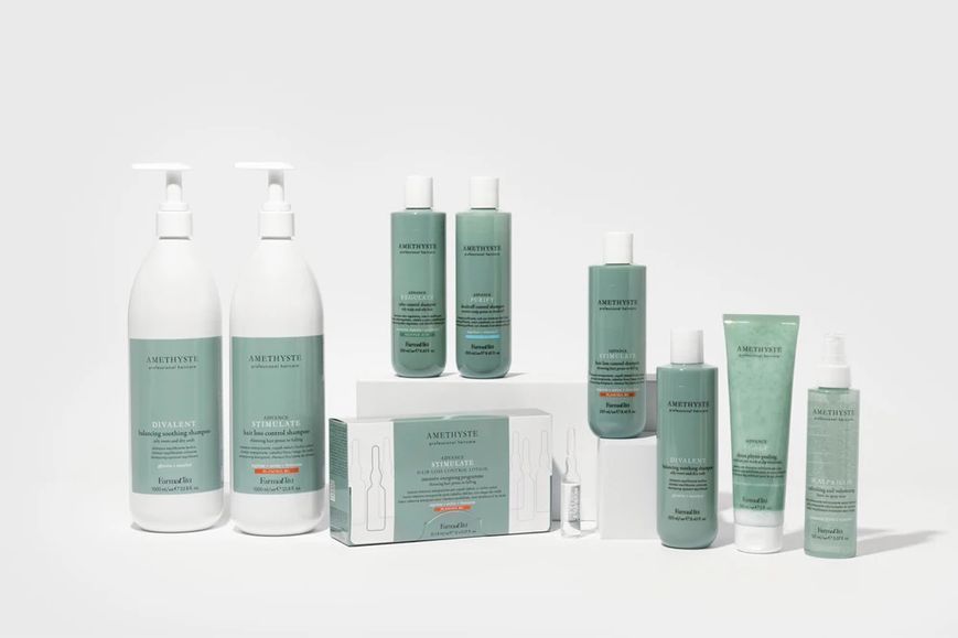 Farmavita Amethyste Advance Divalent Balancing Soothing Shampoo Заспокійливий балансуючий шампунь для жирного коріння та сухих кінчиків, 250мл 2515 фото