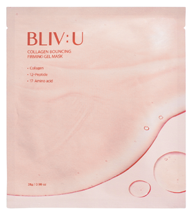 BLIV:U Collagen Bouncing Firming Gel Mask Гелева маска з колагеном, 28г 1529 фото