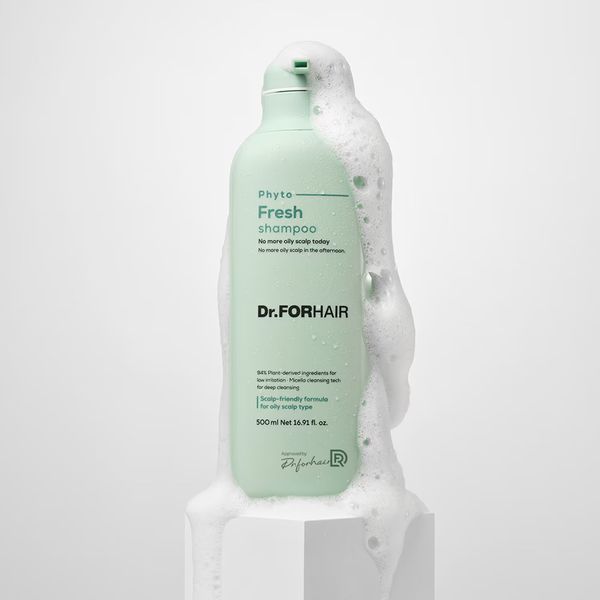 Dr.FORHAIR Phyto Fresh Shampoo Міцелярний шампунь для жирної шкіри голови, 500мл 1726 фото