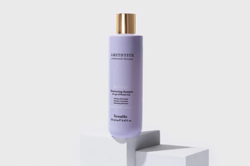 Farmavita Amethyste Blonde Illuminating Shampoo Зволожуючий шампунь для всіх типів світлого волосся, 250мл 2516 фото