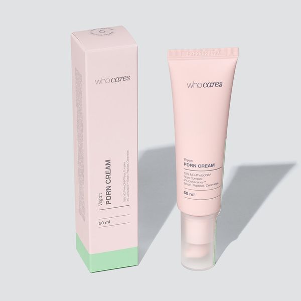 WhoCares Vegan PDRN Cream Крем зволожувальний для обличчя із веганськими полінуклеотидами, 50мл 1977 фото