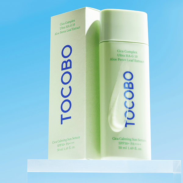 Tocobo Cica Calming Sun Serum SPF50+ PA++++ Заспокійлива сонцезахисна сироватка для обличчя з центеллою азіатською, 50мл 1479 фото