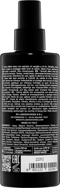 pH Laboratories Flower Style&Finish Thermo-Protective Smoothing Creme Термозахисний крем для гладкості волосся, 200мл 2000 фото