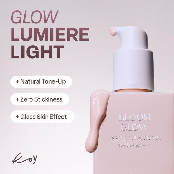 Koy Bloom Glow Sun Essence Коригуюча сонцезахисна есенція, 30мл 2590 фото
