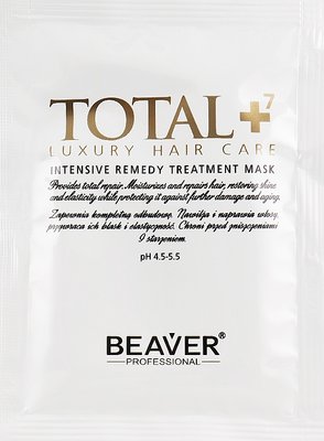 Beaver Professional Total7 Intensive Remedy Treatment Mask Омолоджувальна маска для проблемного волосся, 30мл 5 фото