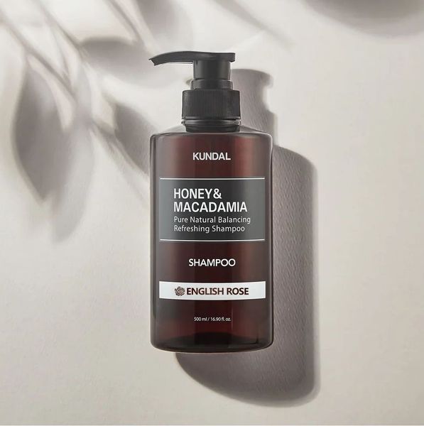 Kundal Honey & Macadamia Nature Shampoo English Rose Шампунь відновлюючий "Англійська Троянда", 500мл 2028 фото