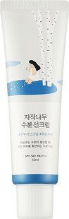 ROUND LAB Birch Juice Moisturizing Sunscreen SPF50+PA++++ Зволожуючий сонцезахисний крем із березовим соком, 50мл 891 фото