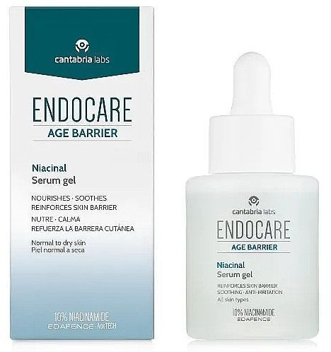Cantabria Labs Endocare Age Barrier Niacinal Serum Gel Відновлююча гель-сироватка ніациналь, 30мл 2665 фото