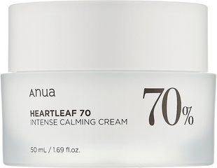 Anua Heartleaf 70% Intense Calming Cream Заспокійливий крем для обличчя, 50мл 1584 фото