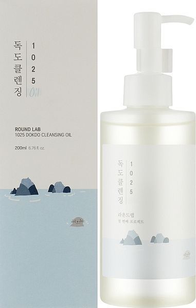 ROUND LAB 1025 Dokdo Cleansing Oil Гідрофільна очищуюча олія, 200мл 889 фото