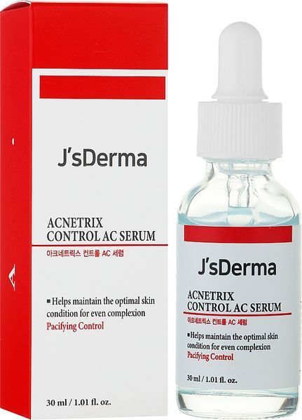 J'sDerma Acnetrix Control AC Serum Заспокійлива сироватка для проблемної шкіри обличчя, 30мл 1421 фото