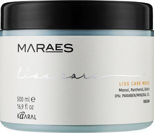 Kaaral Maraes Liss Care Mask Маска для прямого волосся з пантенолом і біотином, 500мл 1313 фото